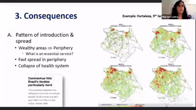 Webinar with presentation slides